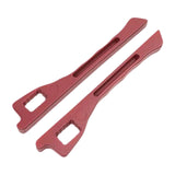 Maxbell 2x Auto Seat Gap Filler Organizer Car Seat Side Gap Storage for Vehicle Red