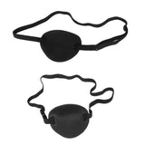 Maxbell 2 Pieces Lazy Eye Amblyopia Training Pirate Eyepatch Eye Mask Cover Eyeshade