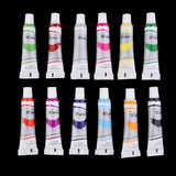 12 Colors Tube Watercolor Paint Set Pigment Art Painting Drawing Tools Supplies for Art DIY Painting Graffiti - Aladdin Shoppers