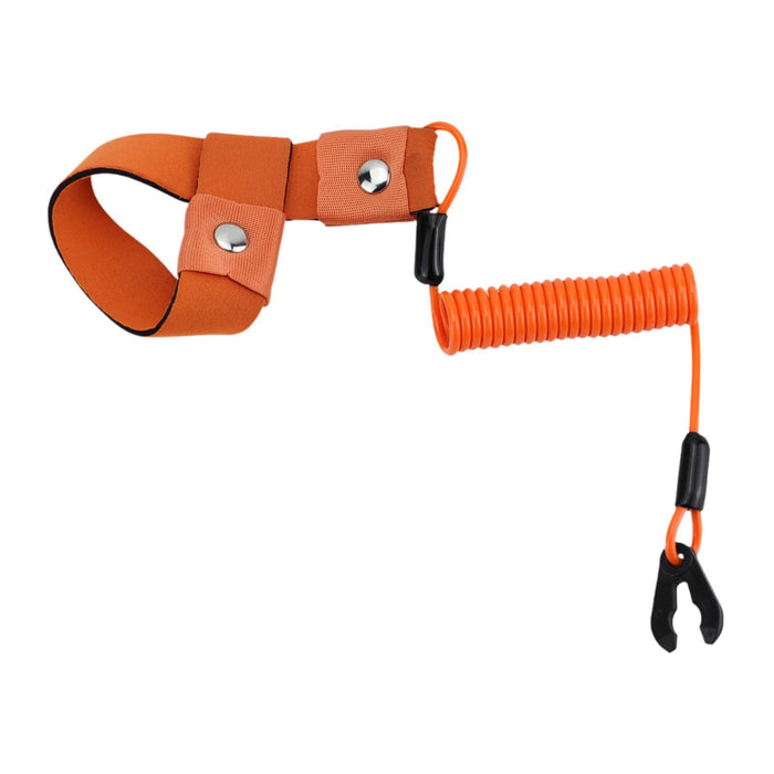 Boat Kill Switch Lanyard Wrist Strap Parts Motorboat Accessories Safety Cord Orange
