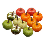 Maxbell 12Pcs Mini Artificial Pumpkins Foam Pumpkins for Kitchen Decoration Festival