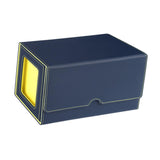 Card Deck Box Organizer for Football Cards Trading Cards Gathering Card Toys Blue Yellow