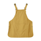 Work Apron Portable Catering Workwear Apron for Painting Art Working Cooking Yellow