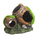 Maxbell Fish Tank Landscaping Decoration Rock Cave House Aquarium Landscape Ornament 14x9x11cm