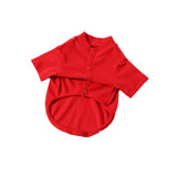 Maxbell Maxbell 100% Cotton Dog Shirt Clothes Puppy Two feet Clothing Fashion Gift L red