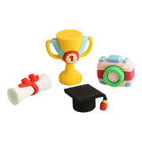 Maxbell Mini Silicone Desk Figurines Art Ornament for Home Living Room Car Dashboard