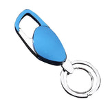 Maxbell Men Alloy Metal Keyfob Car Keyring Keychain Key Chain Ring with Box Blue - Aladdin Shoppers