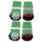 Maxbell Maxbell Pet Dog Puppy Cat Non-Slip Non-skid Shoes Slippers Socks Size L