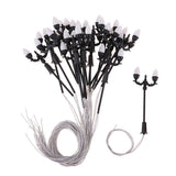 20pc 1:100 Scale Garden Miniatures Landscape Decoration Street LEDs 7cm Heigth - Aladdin Shoppers