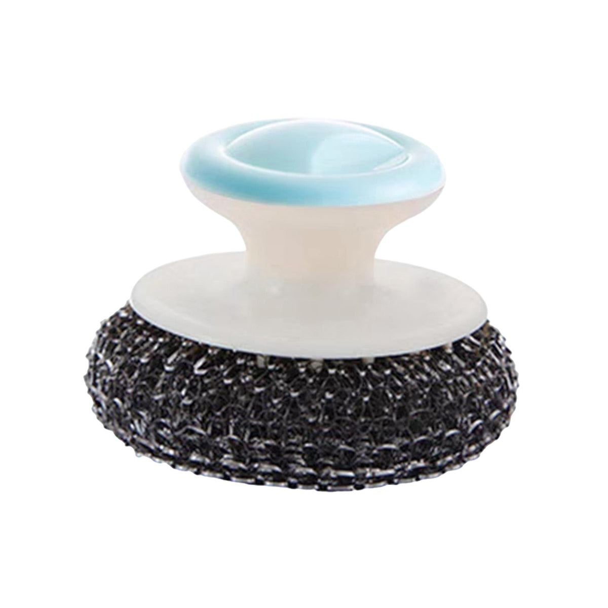Maxbell Cast Iron Cleaner Kitchen Cleaning Brush for Pots Cookware Cast Iron Skillet Blue