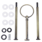 Maxbell 5x VICTORIAN VINTAGE 3 Tier Ring Round Cake Cupcake Plate Stand Handle/Fittings
