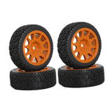 Maxbell 4Pcs 1/10 RC Car Tires RC Modification Accessory Sturdy RC Parts Accessories brown