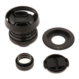 Metal 35mm F1.6 CCTV Lens for Olympus Panasonic Micro 4/3 M43 Mount Camera Black - Aladdin Shoppers