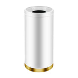 Maxbell Outdoor Trash Can Freestanding Garbage Disposal Unit for Home Kitchen Office white