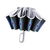 Maxbell Automatic Folding Umbrella Windproof Portable Umbrella Fold Umbrella Gray