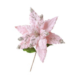Maxbell Artificial Christmas Flower Craft Holiday Decoration for Home Porch Festival pink