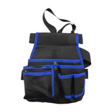 Maxbell Waist Tool Bag Pack Organizer Electricians Storage Family Utility Belt Pouch Blue