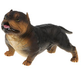 Maxbell Plastic Realistic American Bully Pitbull Action Figure Pet Dog Model Wildlife Jungle Animals Playset Eduactional Toys Kids Child Collectibles #A - Aladdin Shoppers