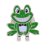 Maxbell Funny Frog Pattern Alloy Golf Ball Marker with Magnetic Hat Clip Golfer Gift - Aladdin Shoppers