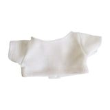 Maxbell Plush Doll Clothes for 15cm Fashion Soft DIY Dress up Plush Doll Accessories White