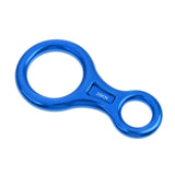 Maxbell 35KN Figure 8 Climbing Mountaineering Rappelling Ring Belay Device Blue - Aladdin Shoppers