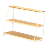 Maxbell 3 Tier Coffee Mug Holder Multifunctional Mug Shelf for Cups Condiments Bowls white L
