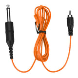 Maxbell Maxbell Tattoo Power Supply Silicone RCA Connector Clip Cord Tattoo Hook Line Orange 2