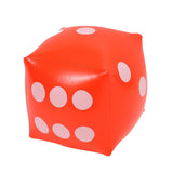 Maxbell Giant Inflatable Dice Fun Game Props Dice for Pool Party Indoor Outdoor Game Red