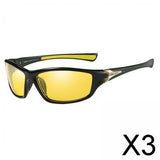 Maxbell 3xCycling Goggles Biking Sports Ski UV Protective Sun Glasses Yellow