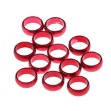 Maxbell 12 Pieces Dart Sharft Protect Flights O Rings Spare Gripper Ring Red - Aladdin Shoppers