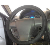 Maxbell 4xUniversal Breathable Mesh Cotton Car Steering Wheel Cover Black