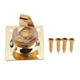 Maxbell Gold Bridge Tailpiece+Sealed Humbucker Pickup Set+Guitar Output Jack