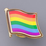 Maxbell Rainbow pin badge. Lapel badge. Nice colours. LGBT Pride - Aladdin Shoppers