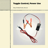 60V Power Converter wire, car Lighter Adapter, toggle, Universal 130U Switch Cable 180cm