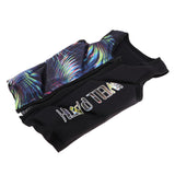 Kids Swimming Float Life Jacket Buoyancy Aid Front Zip Vest Black  XS