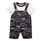 Maxbell Baby Short Sleeve Rompers Summer Crawl Coveralls for Holiday Daily Wear 6 to 9 Month