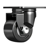 Maxbell Swivel Caster Wheel Smooth with Locking Brake for Workbench Furniture Tables 3 inch