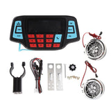 Maxbell Amp Waterproof Bluetooth Motorcycle Stereo 2-Speakers Audio System - Phone dialing function - Aladdin Shoppers