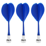 Maxbell 3 Pieces Magnetic Darts Safety Indoor Game Replacement Darts Royal Blue - Aladdin Shoppers