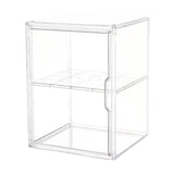 Maxbell Figurine Display Case Portable Figures Storage Box for Tabletop Home Bedroom Style B