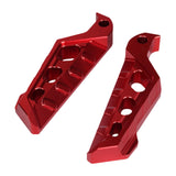Maxbell Motorcycle Footpegs Pedals Spare Parts Foot Rest Pegs for Yamaha R15 R3 Red