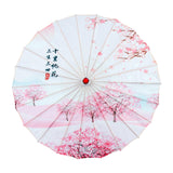 Maxbell Chinese Oiled Paper Umbrella Rainproof Decorative for Party Dancing Costumes Style A