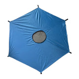 Maxbell Trampoline Sun Shade Cover Backyard Rain Cover Waterproof Trampolines Canopy 8 ft