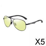 Maxbell 5xPhotochromic Sunglasses Lightweight Driving Sun Glasses Polarized Sunglasses Yellow Lens