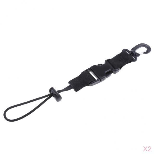 Maxbell 2x Scuba Diving Lanyard Dive Camera Torch Holder Strap Quick Release Buckle