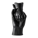 Maxbell Ceramic Vase for Flowers Art Desktop Vase for Housewarming Table Living Room Black