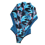 Maxbell Long Sleeve Swimsuit for Women Bathing Suit for Swimming Pool Summer Holiday L