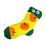 Maxbell Dog Puppy Plush Toy Birthday Gift Interactive Bite Lightweight Stuffed Socks Yellow