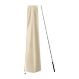 Maxbell Garden Parasol Cover Dust Protection Umbrella Cover for Yard Patio Courtyard Beige With Pole