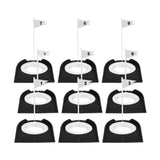 Maxbell Golf Putting Cups Flags Golf Putting Hole Cup for Office Home Men Woman Kids 9pcs